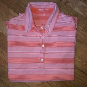 Nike Golf womens striped shirt
